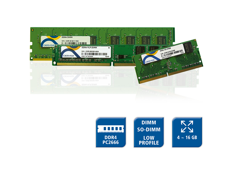 DDR4 PC2666 DIMM DIMM VLP SO DIMM