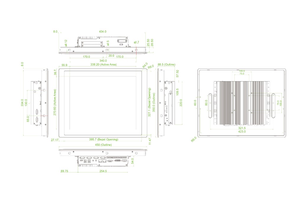 Dim SPT 2000 17 Panel PC